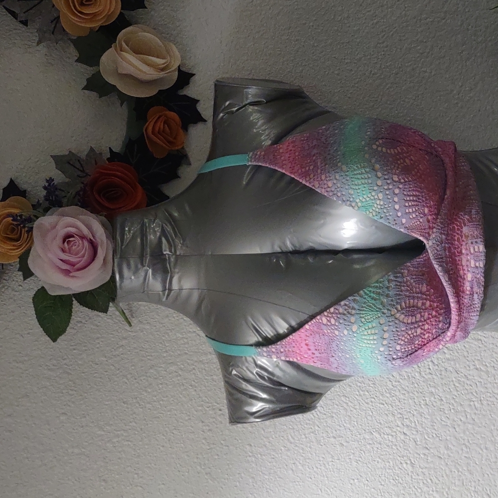 Tie dye gradient ombre lounge bra